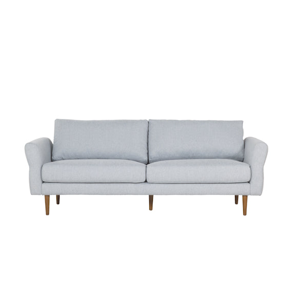 ABBEY ABBEY - DUCK EGG BLUE FABRIC - 3 SEAT SOFA