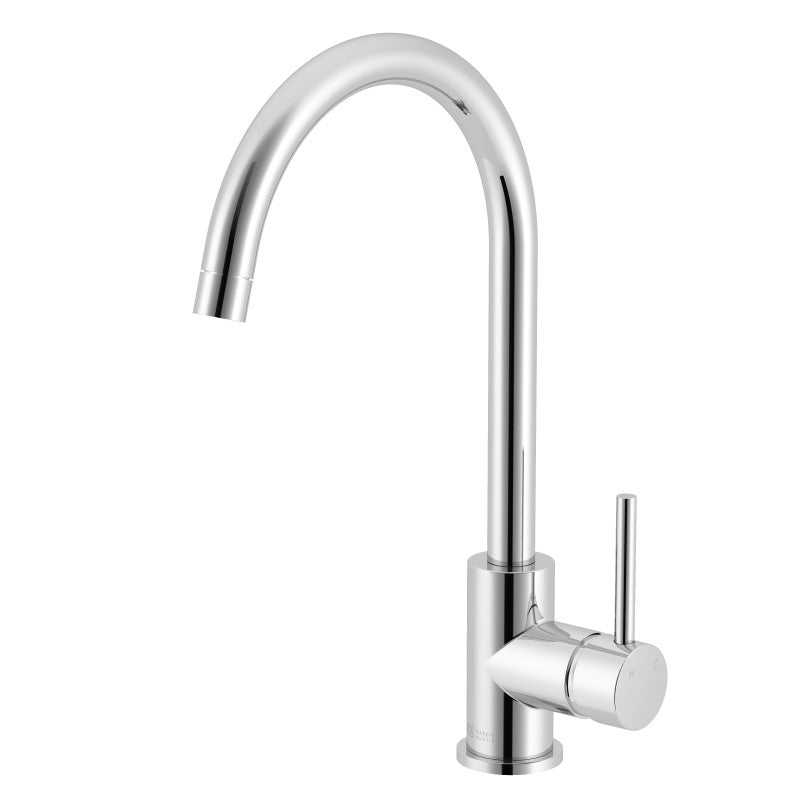 ABEY LUCIA GOOSENECK SIDELEVER MIXER CHROME