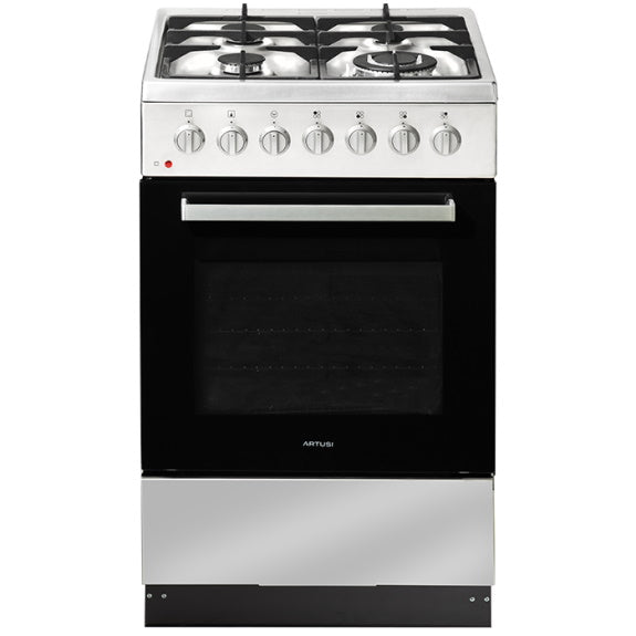 ARTUSI FREESTANDING DUAL FUEL COOKER STAINLESS STEEL 54cm