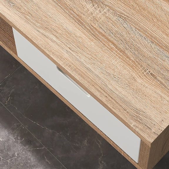 AIR AIR ENTERTAINMENT UNIT WALL MOUNT - 1800X390 - OAK/WHITE