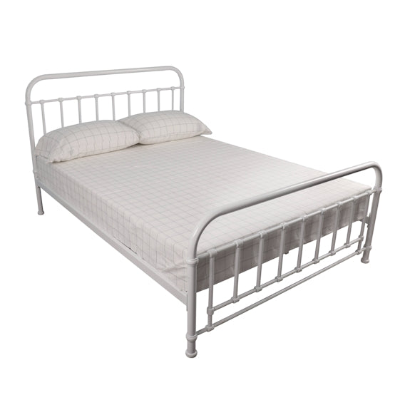 AKIRA AKIRA QUEEN METAL BED WHITE