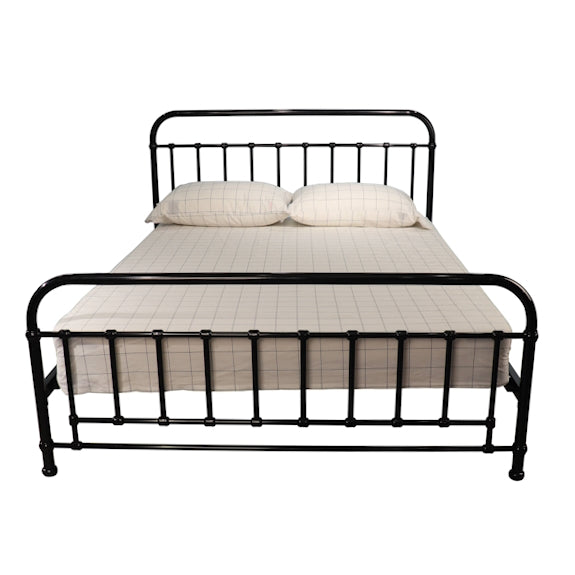 AKIRA AKIRA DOUBLE BED - BLACK