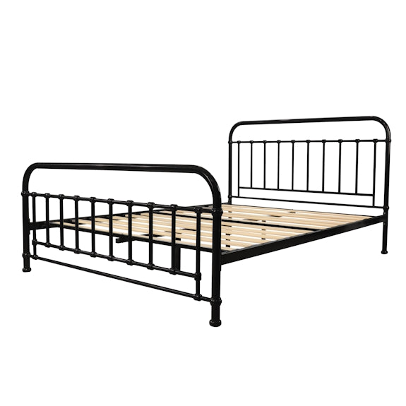 AKIRA AKIRA DOUBLE BED - BLACK