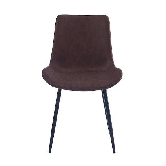 APOLLO APOLLO DINING CHAIR - PU BROWN