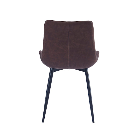 APOLLO APOLLO DINING CHAIR - PU BROWN