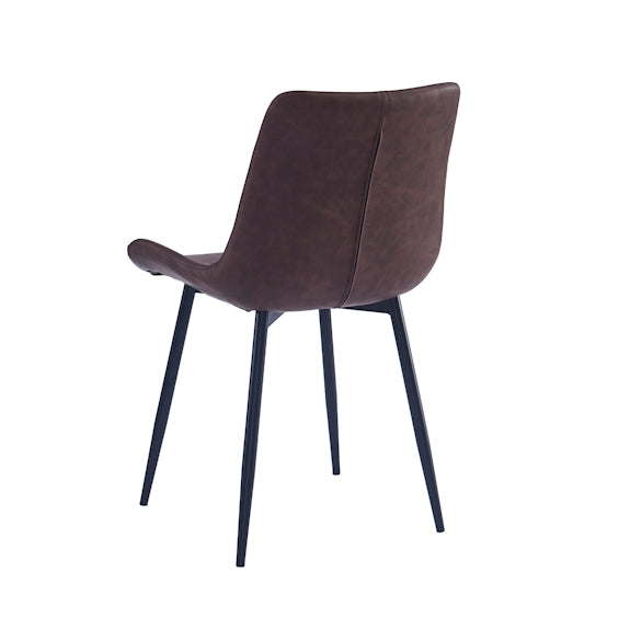 APOLLO APOLLO DINING CHAIR - PU BROWN