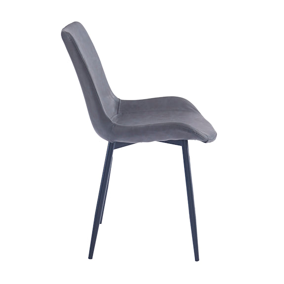 APOLLO APOLLO DINING CHAIR - PU GREY