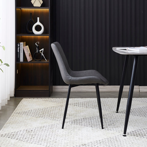 APOLLO APOLLO DINING CHAIR - PU GREY