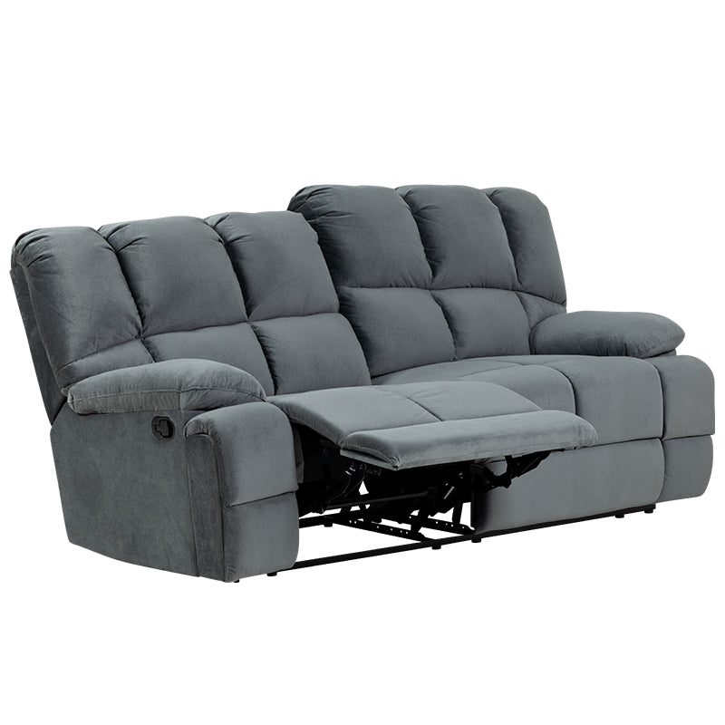 AUGUSTUS AUGUSTUS DARK GREY - FABRIC - 3 SEAT RECLINER