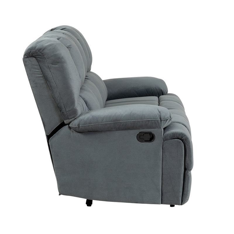 AUGUSTUS AUGUSTUS DARK GREY - FABRIC - 3 SEAT RECLINER