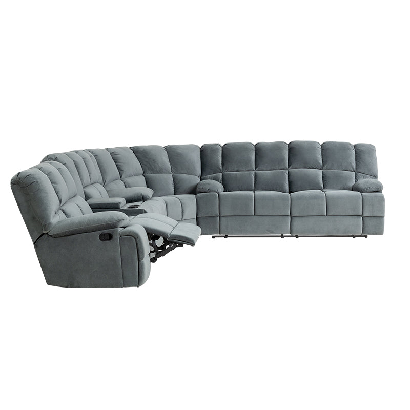 AUGUSTUS AUGUSTUS DARK GREY - FABRIC - CORNER LOUNGE