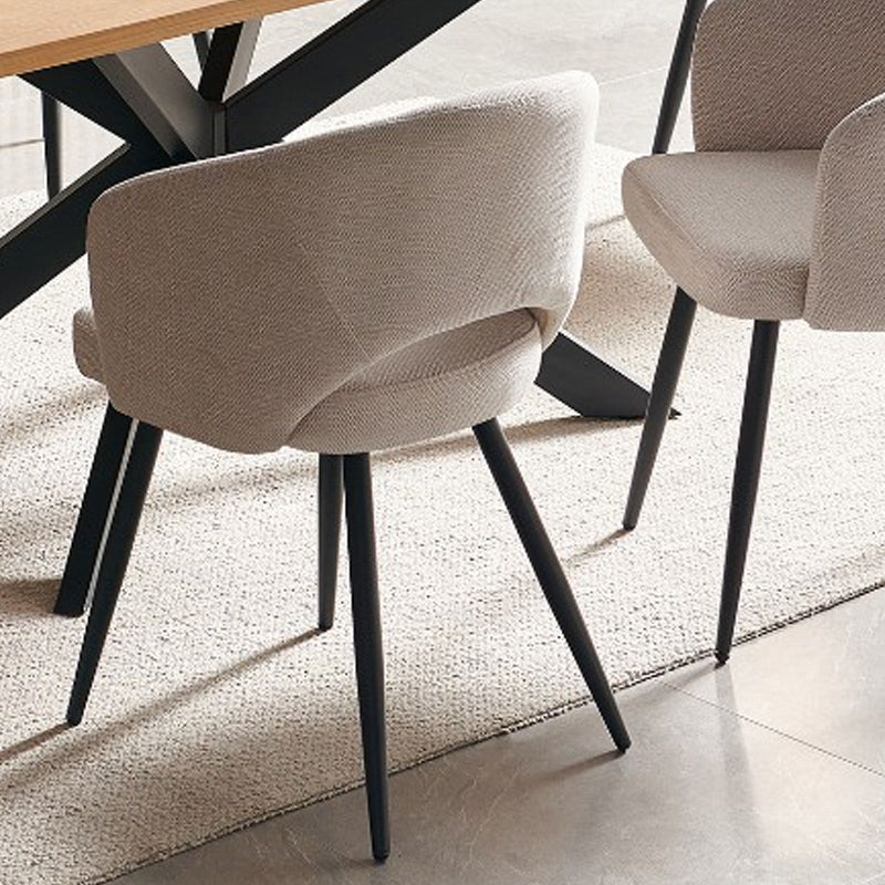 BARLOW BARLOW 7 PCE DINING SET/MATZO DINING CHAIR - NATURAL/BEIGE