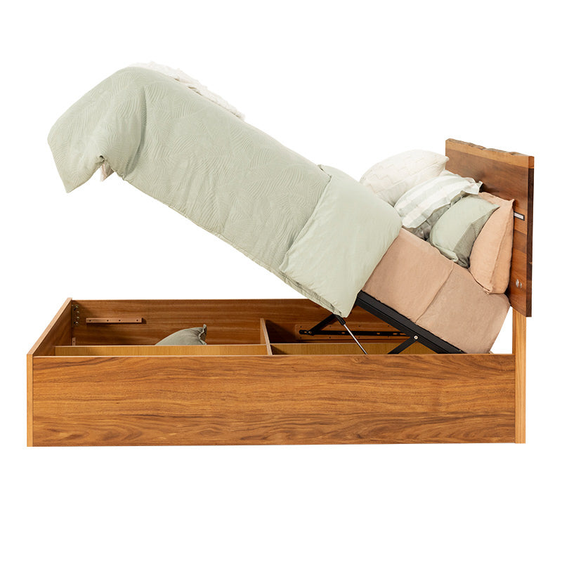 BAXTER BAXTER QUEEN LIFT BED - BLACKWOOD 0