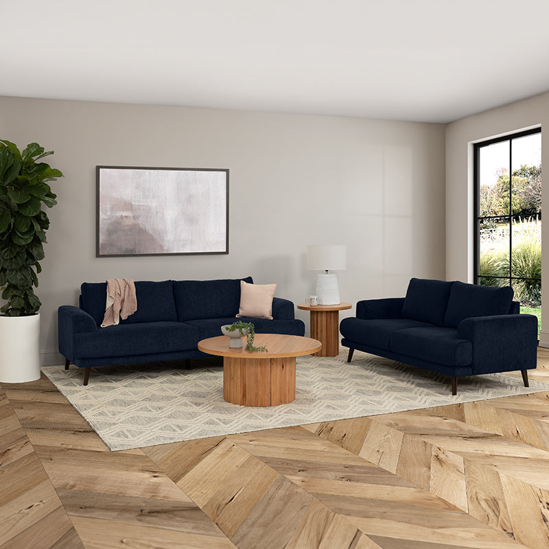 BIANCA BIANCA NAVY - FABRIC - 2 SEAT SOFA