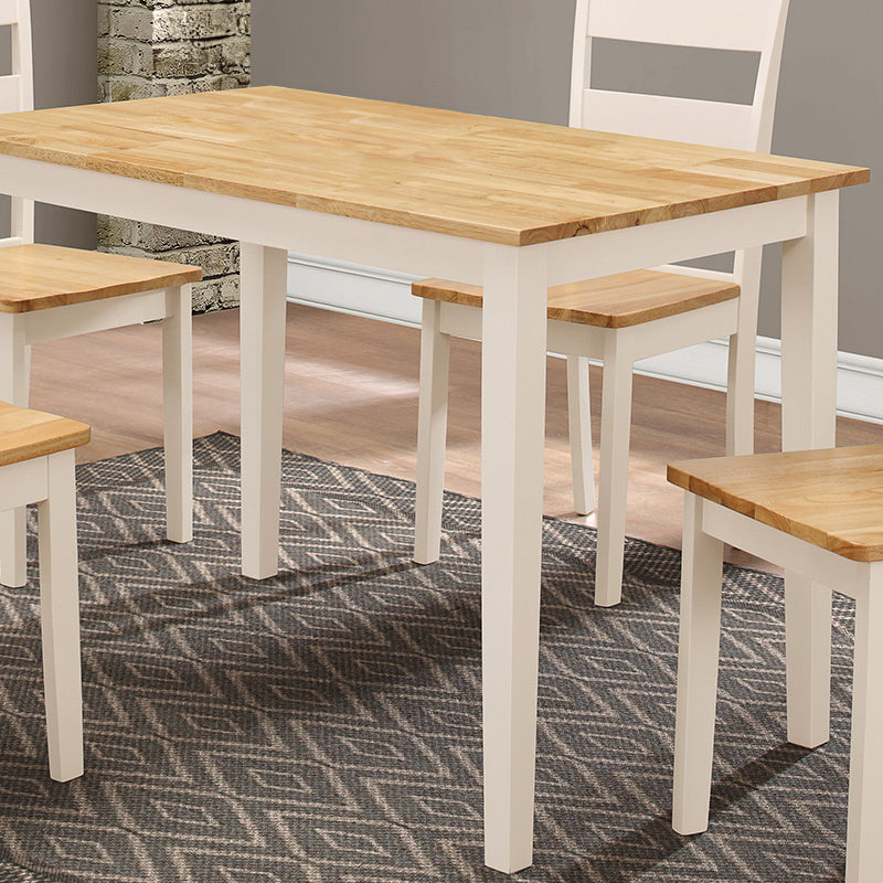 BONDI BONDI DINING SET 5 PCE 1140 - OAK/WHITE