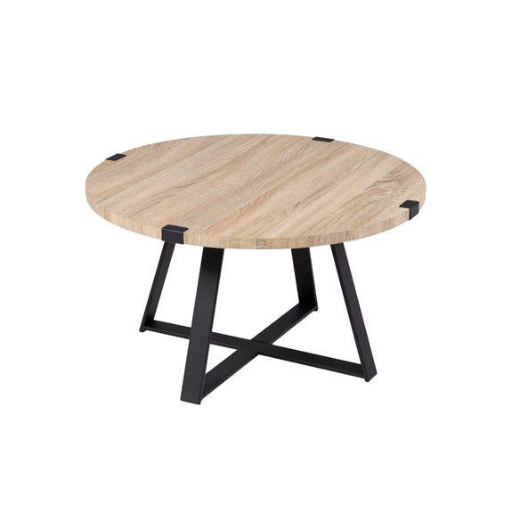 Capri Coffee Table - Timber/Black
