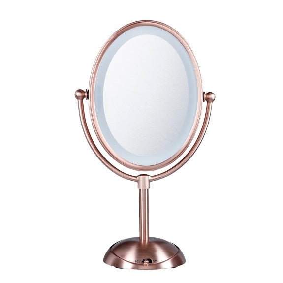 Body Benefits LED Cordless Mirror - Brushed Rose Gold