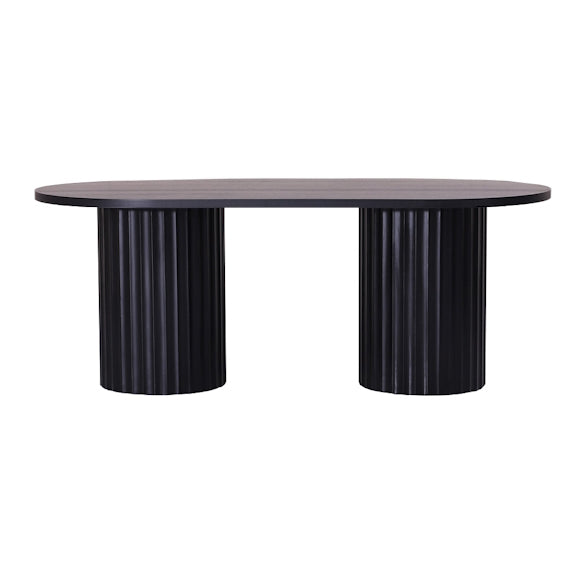 CAESAR CAESAR DINING TABLE - 2100X1100 - MESSMATE BLACK