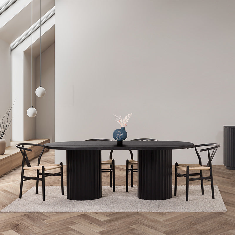 CAESAR CAESAR DINING TABLE - 2100X1100 - MESSMATE BLACK