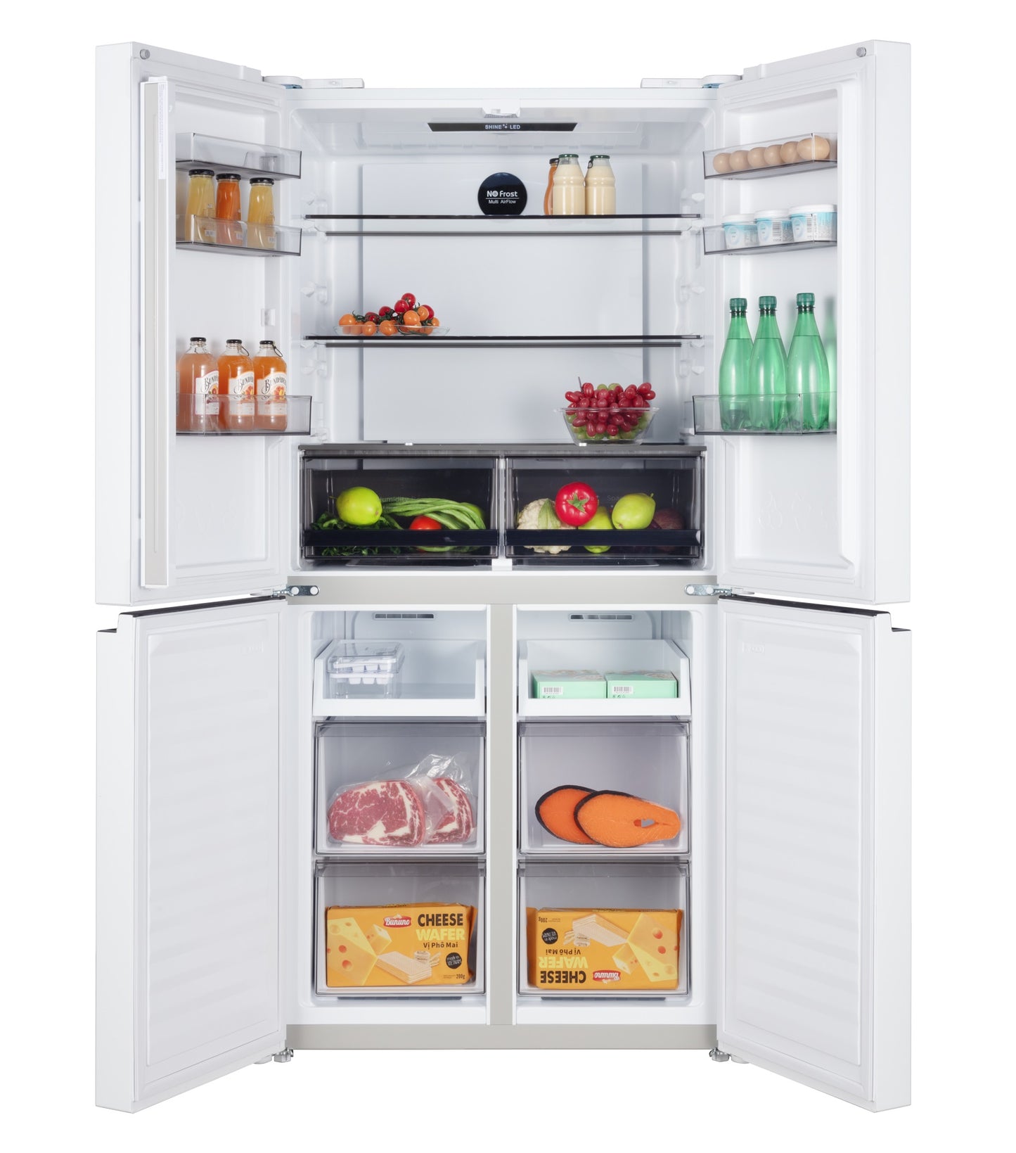 CHIQ CROSS DOOR FRIDGE INVERTER TECHNOLOGY 503L