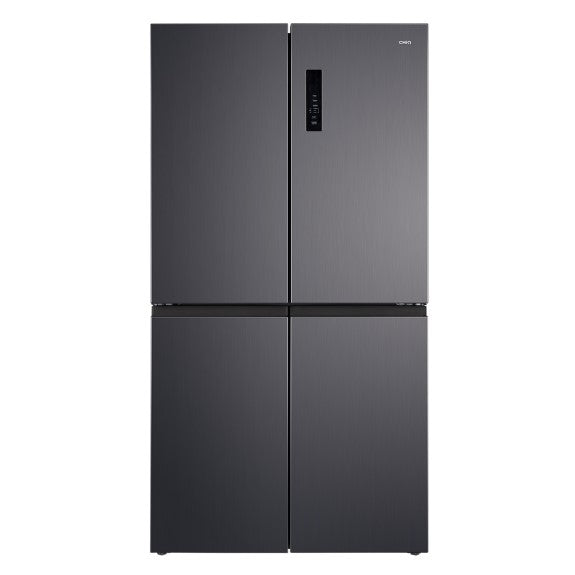 CHIQ CROSS DOOR REFRIGERATOR INVERTER TECHNOLOGY BLACK STEEL 601L