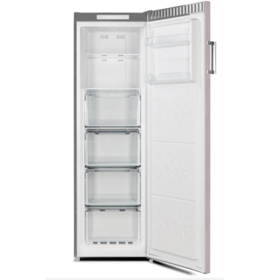 CHIQ VERTICAL FREEZER STAINLESS STEEL 206L