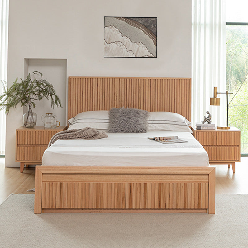 CLEO CLEO DOUBLE BEDROOM SUITE 4PCE - MESSMATE NATURAL