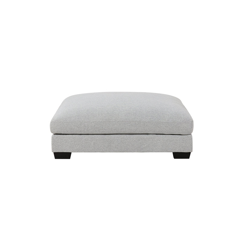 DARIA DARIA LIGHT GREY - FABRIC - CORNER LOUNGE WITH OTTOMAN