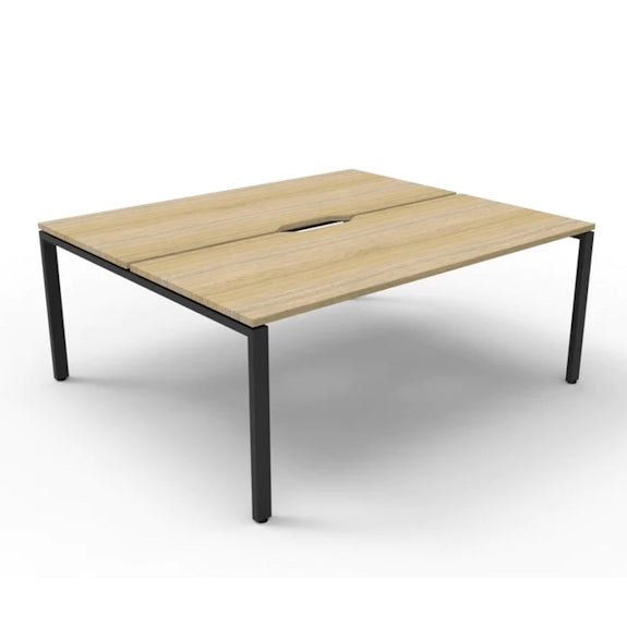 DELUXE INFINITY DELUXE RAPID INFINITY DESK - 1500X750 - OAK/BLACK