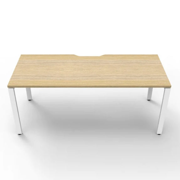 DELUXE INFINITY DELUXE RAPID INFINITY DESK - 1500X750 - OAK/WHITE