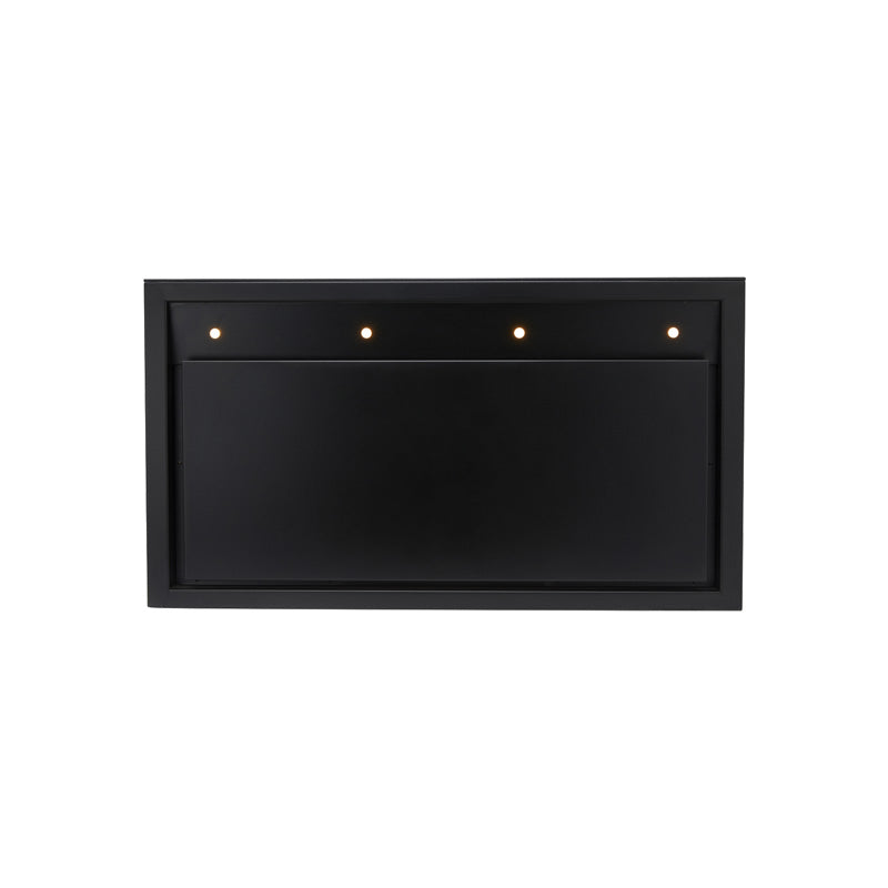 SCHWEIGEN RANGEHOOD CANOPY SILENT MODERATE COOKING BLACK 90cm
