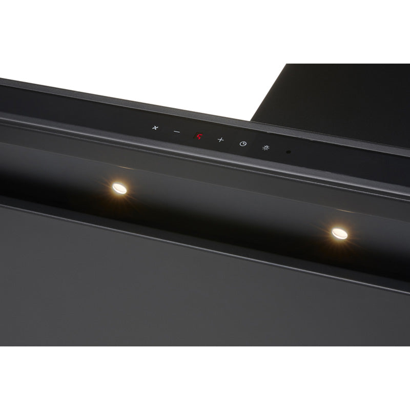 SCHWEIGEN RANGEHOOD CANOPY SILENT MODERATE COOKING BLACK 90cm