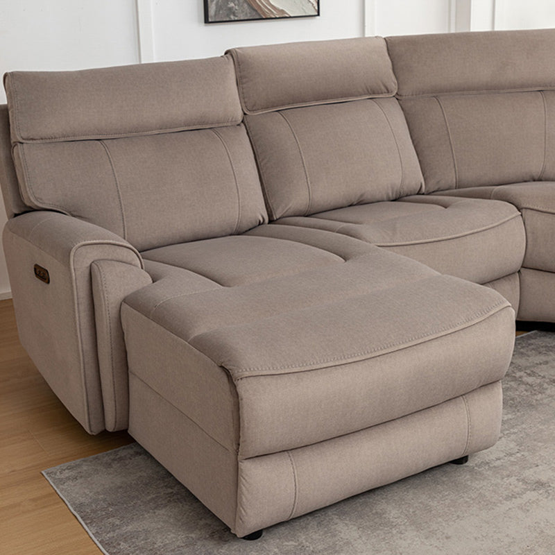 DYNASTY DYNASTY LATTE - VELOUR SUEDE - CORNER WITH LHF CHAISE