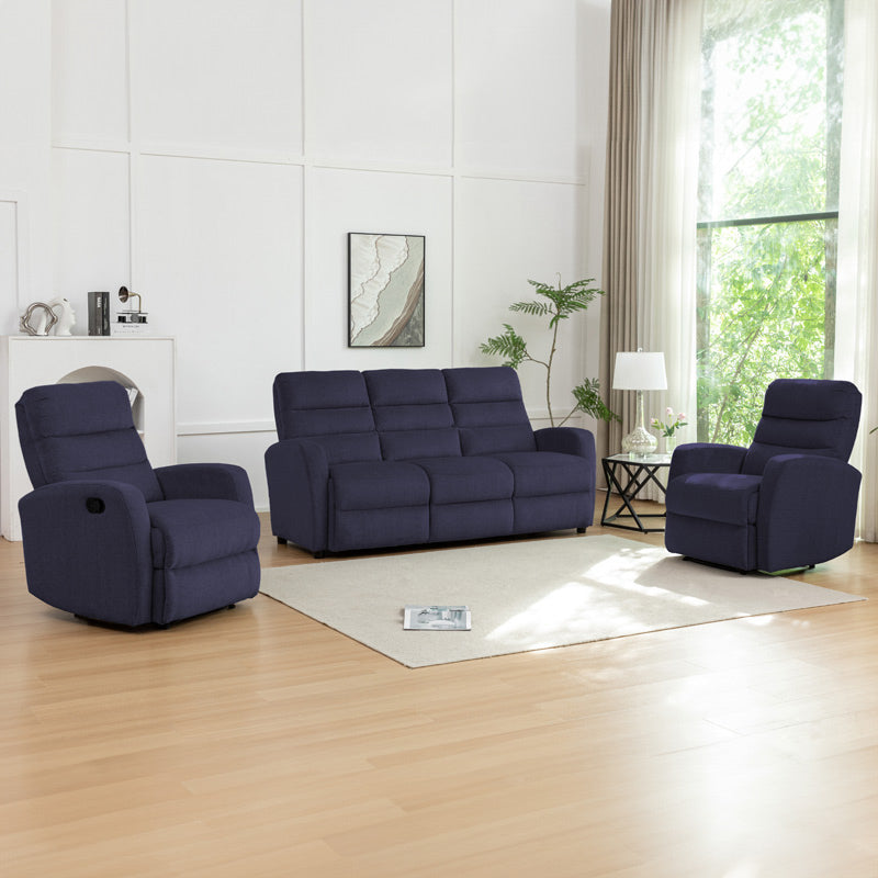 ECHO ECHO BLUE - RIVER SUEDE - 3 SEATER + R + R