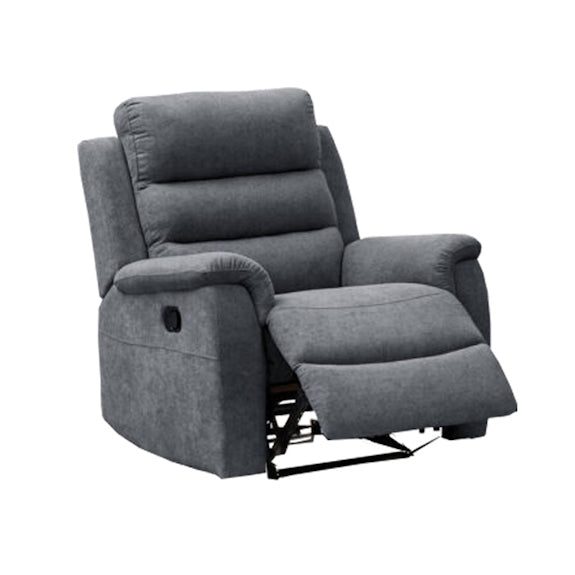 EDISON EDISON CHARCOAL - MIST SUEDE - 3 PCE LOUNGE SUITE 3RR+R+R