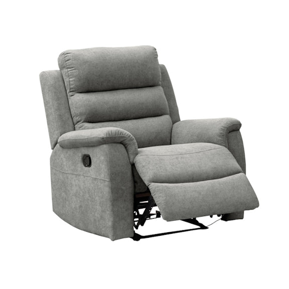 EDISON EDISON LIGHT GREY - MIST SUEDE - 3 PCE LOUNGE SUITE 3RR+R+R