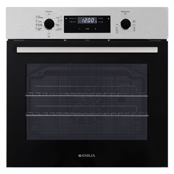 EMILIA BUILT IN OVEN 9 FUNCTION STAINLESS STEEL 60cm