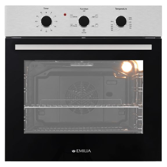 EMILIA BUILT IN OVEN 5 FUNCTION STAINLESS STEEL 60cm