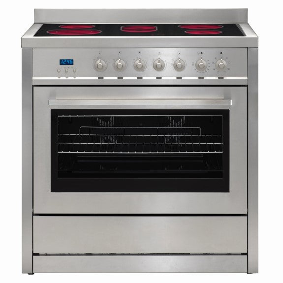 EUROMAID FREESTANDING ELECTRC COOKER STAINLESS STEEL 90cm