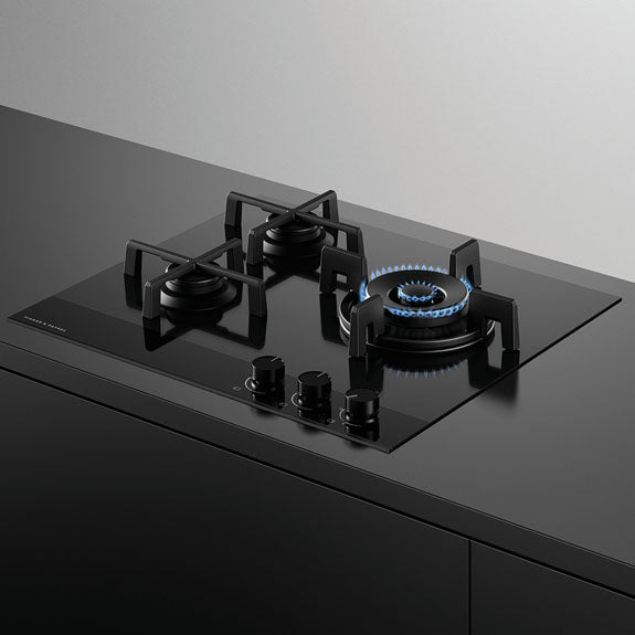 FISHERPAYKEL GAS ON GLASS COOKTOP 60CM