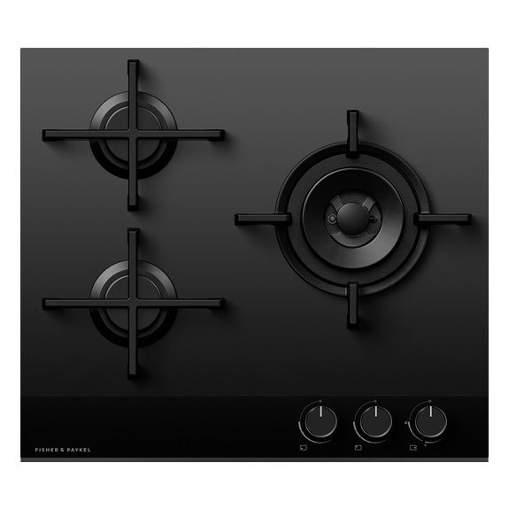 FISHERPAYKEL GAS ON GLASS COOKTOP 60CM
