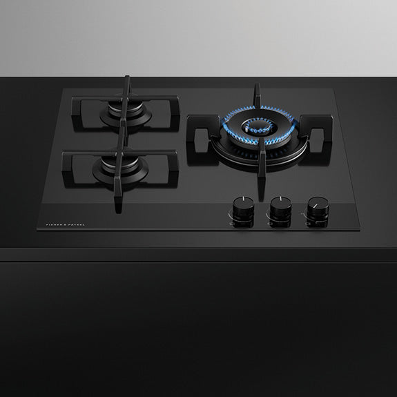 FISHERPAYKEL GAS ON GLASS COOKTOP 60CM