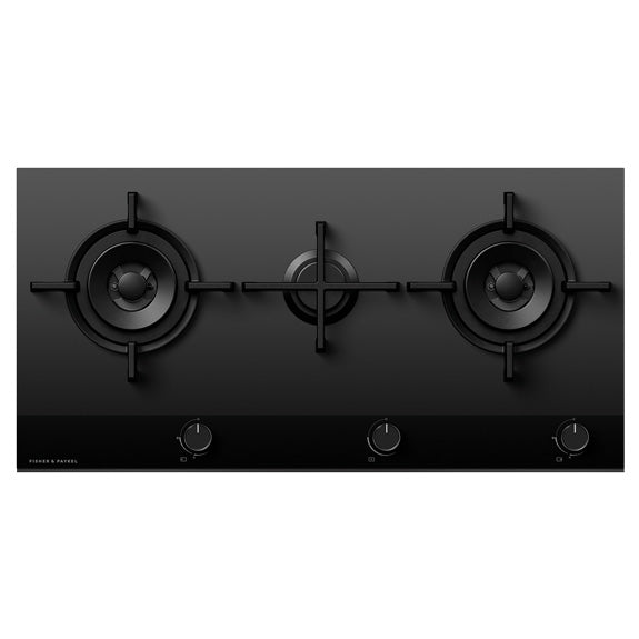 FISHERPAYKEL GAS ON GLASS COOKTOP 90CM