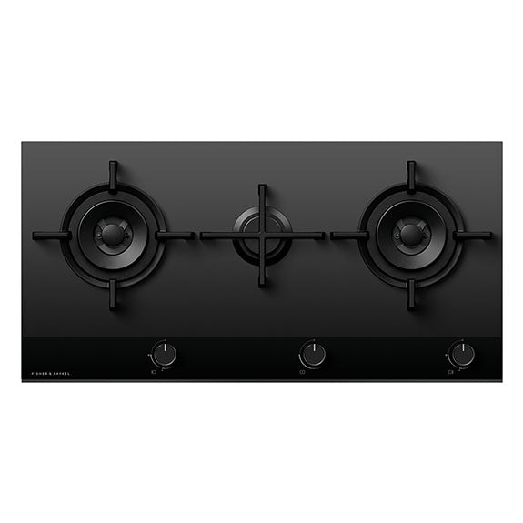 FISHERPAYKEL GAS ON GLASS COOKTOP 90CM