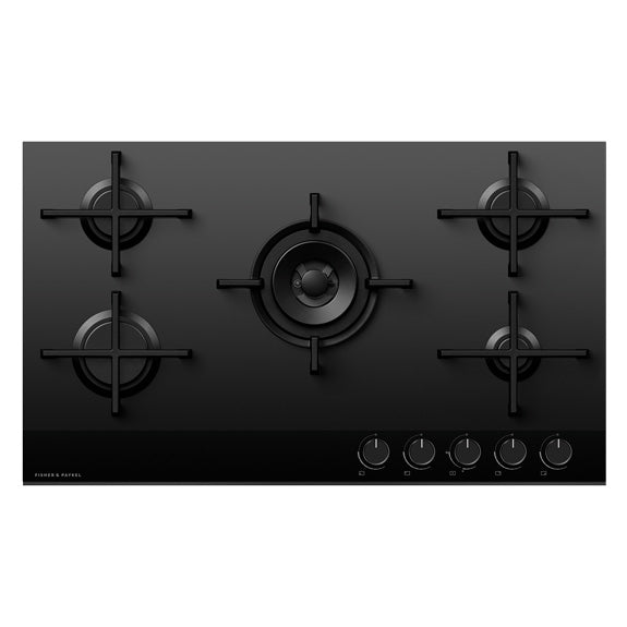 FISHERPAYKEL GAS ON GLASS COOKTOP 90CM