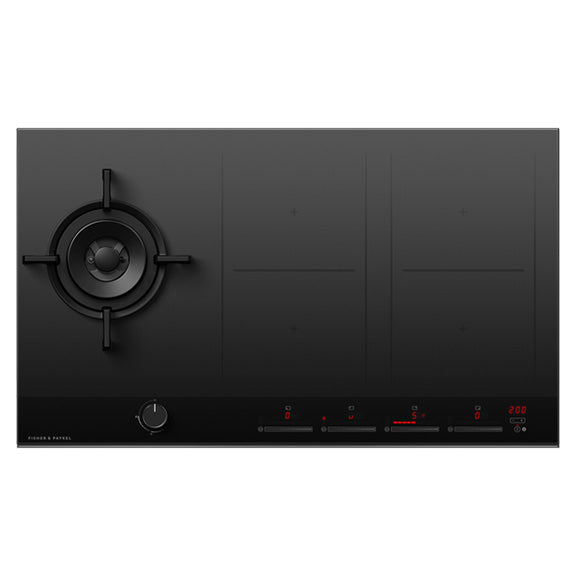 FISHERPAYKEL HYBRID GAS INDUCTION COOKTOP 90CM
