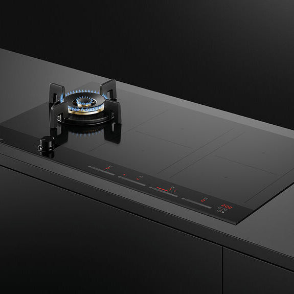 FISHERPAYKEL HYBRID GAS INDUCTION COOKTOP 90CM