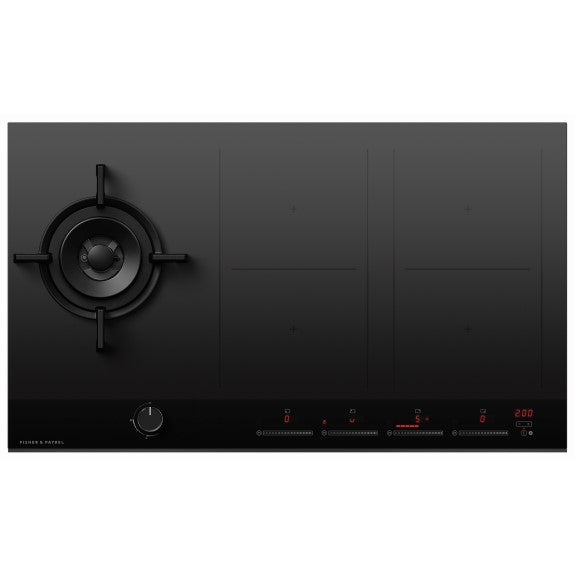 FISHERPAYKEL HYBRID GAS INDUCTION COOKTOP 90CM