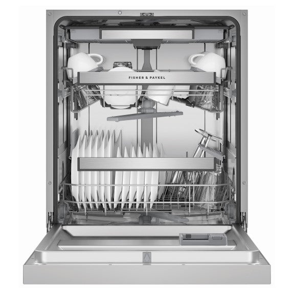 FISHERPAYKEL BUILT UNDER CONTEMPORARY SILVER POCKET HANDLE 60CM