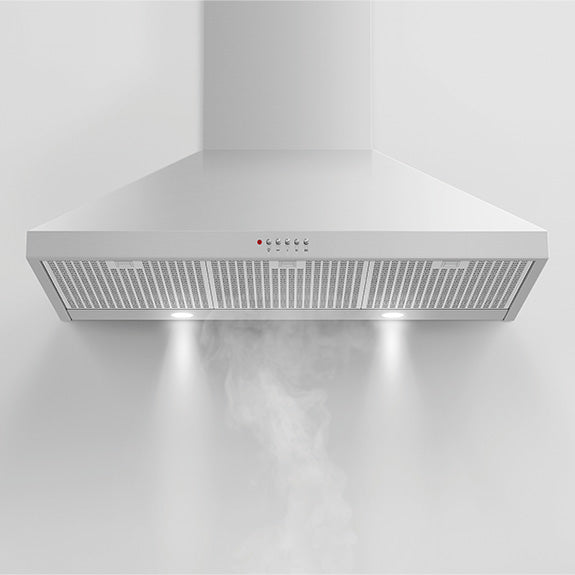 FISHERPAYKEL CANOPY WALL RANGEHOOD STAINLESS STEEL 90CM